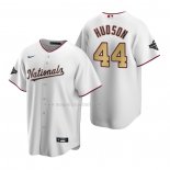 Maglia Baseball Bambino Washington Nationals Daniel Hudson 2020 Gold Program Replica Bianco