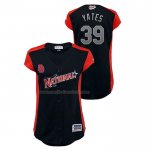 Maglia Baseball Donna All Star 2019 San Diego Padres Kirby Yates Workout National League Blu Maglia Baseball Donna All Star 2019 San Diego Padres Kirby Yates Workout National League Blu