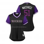 Maglia Baseball Donna Colorado Rockies Jake Mcgee 2018 Llws Players Weekend Maccheez Nero