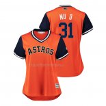Maglia Baseball Donna Houston Astros Collin Mchugh 2018 Llws Players Weekend Mu Q Arancione