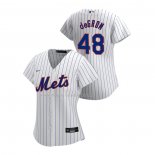 Maglia Baseball Donna New York Mets Jacob Degrom Replica Home 2020 Bianco