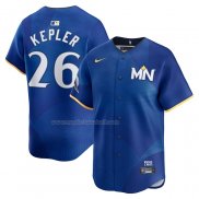 Maglia Baseball Uomo Minnesota Twins Max Kepler 2024 City Connect Limited Blu