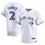 Maglia Baseball Uomo Toronto Blue Jays Justin Turner Home Limited Bianco