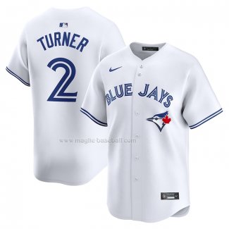 Maglia Baseball Uomo Toronto Blue Jays Justin Turner Home Limited Bianco