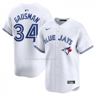 Maglia Baseball Uomo Toronto Blue Jays Kevin Gausman Home Limited Bianco