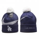 Berretti Los Angeles Dodgers Swoosh Peak Blu