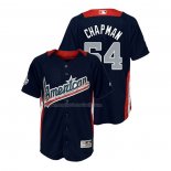 Maglia Baseball Bambino All Star 2018 Aroldis Chapman Home Run Derby American League Blu