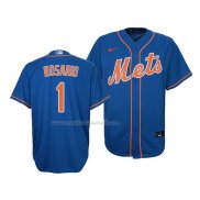 Maglia Baseball Bambino New York Mets Amed Rosario Replica Cool Base Blu