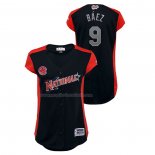 Maglia Baseball Donna All Star 2019 Chicago Cubs Javier Baez Workout National League Blu