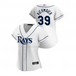 Maglia Baseball Donna Tampa Bay Rays Kevin Kiermaier Replica Home 2020 Bianco
