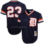 Maglia Baseball Uomo Detroit Tigers Kirk Gibson Mitchell & Ness 1984 Autentico Cooperstown Collection Mesh Batting Practice Blu