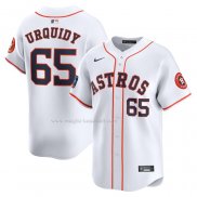 Maglia Baseball Uomo Houston Astros Jose Urquidy 2024 World Tour Mexico City Series Home Limited Bianco