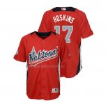 Maglia Baseball Bambino All Star 2018 Rhys Hoskins Home Run Derby National League Rosso