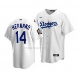 Maglia Baseball Bambino Los Angeles Dodgers Enrique Hernandez Home Replica 2020 Bianco