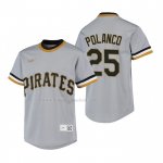 Maglia Baseball Bambino Pittsburgh Pirates Gregory Polanco Cooperstown Collection Road Grigio Maglia Baseball Bambino Pittsburgh Pirates Gregory Polanco Cooperstown Collection Road Grigio