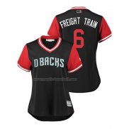 Maglia Baseball Donna Arizona Diamondbacks David Peralta 2018 Llws Players Weekend Freight Train Nero