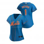 Maglia Baseball Donna New York Mets Amed Rosario Replica Alternato 2020 Blu