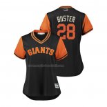 Maglia Baseball Donna San Francisco Giants Buster Posey 2018 Llws Players Weekend Buster Nero
