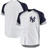 Maglia Baseball Uomo New York Yankees Big & Tall Full Snap Bianco