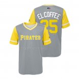 Maglia Baseball Bambino Pittsburgh Pirates Gregory Polanco 2018 Llws Players Weekend El Coffee Grigio