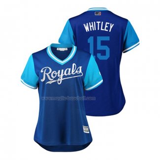 Maglia Baseball Donna Kansas City Royals Whit Merrifield 2018 Llws Players Weekend Whitley Blu