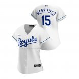 Maglia Baseball Donna Kansas City Royals Whit Merrifield Replica Home 2020 Bianco