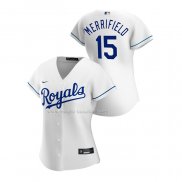 Maglia Baseball Donna Kansas City Royals Whit Merrifield Replica Home 2020 Bianco