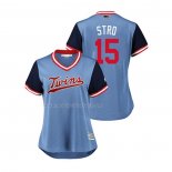 Maglia Baseball Donna Minnesota Twins Jason Castro 2018 Llws Players Weekend Stro Blu