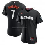 Maglia Baseball Uomo Baltimore Orioles Jackson Holliday City Connect Autentico Nero