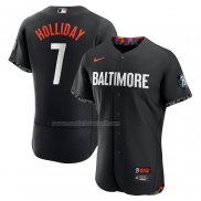 Maglia Baseball Uomo Baltimore Orioles Jackson Holliday City Connect Autentico Nero