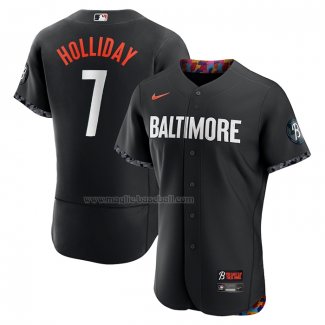 Maglia Baseball Uomo Baltimore Orioles Jackson Holliday City Connect Autentico Nero