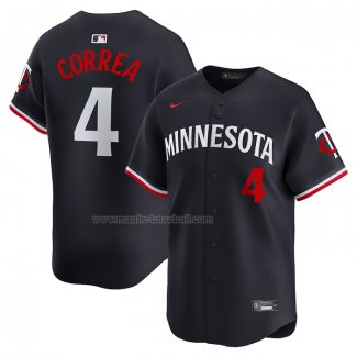 Maglia Baseball Uomo Minnesota Twins Carlos Correa Alternato Limited Blu