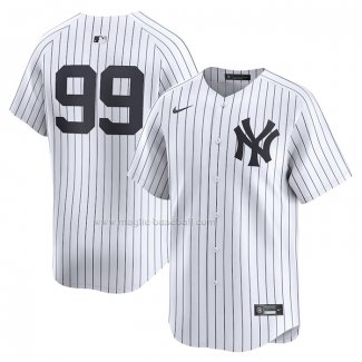 Maglia Baseball Uomo New York Yankees Aaron Judge Home Limited Bianco