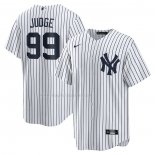 Maglia Baseball Uomo New York Yankees Aaron Judge Home Replica Bianco