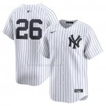 Maglia Baseball Uomo New York Yankees Dj Lemahieu Home Limited Bianco