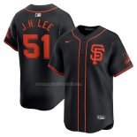Maglia Baseball Uomo San Francisco Giants Jung Hoo Lee Alternato Limited Nero