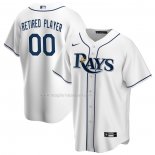 Maglia Baseball Uomo Tampa Bay Rays Pick-A-Player Retired Roster Home Replica Bianco