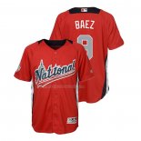 Maglia Baseball Bambino All Star 2018 Javier Baez Home Run Derby National League Rosso
