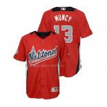 Maglia Baseball Bambino All Star 2018 Max Muncy Home Run Derby National League Rosso