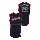 Maglia Baseball Bambino All Star 2019 Miami Marlins Sandy Alcantara Player National League Blu