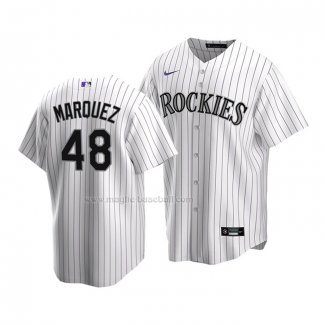 Maglia Baseball Bambino Colorado Rockies German Marquez Replica Home 2020 Bianco