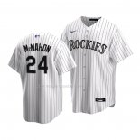 Maglia Baseball Bambino Colorado Rockies Ryan Mcmahon Replica Home 2020 Bianco