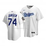 Maglia Baseball Bambino Los Angeles Dodgers Kenley Jansen Home Replica 2020 Bianco