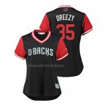 Maglia Baseball Donna Arizona Diamondbacks Matt Andriese 2018 Llws Players Weekend Dreezy Nero
