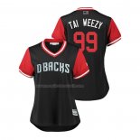 Maglia Baseball Donna Arizona Diamondbacks Taijuan Walker 2018 Llws Players Weekend Tai Weezy Nero