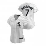 Maglia Baseball Donna Chicago White Sox Tim Anderson Replica Home 2020 Bianco