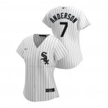 Maglia Baseball Donna Chicago White Sox Tim Anderson Replica Home 2020 Bianco