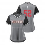 Maglia Baseball Donna Chicago White Sox Xavier Cedeno 2018 Llws Players Weekend x Grigio