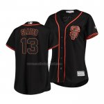 Maglia Baseball Donna San Francisco Giants Austin Slater Cool Base Nero