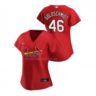 Maglia Baseball Donna St. Louis Cardinals Paul Goldschmidt Replica Alternato 2020 Rosso